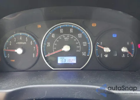 2009 Hyundai Santa Fe Gls z USA, uszkodzony, nr VIN 5NMSG13D99H307706